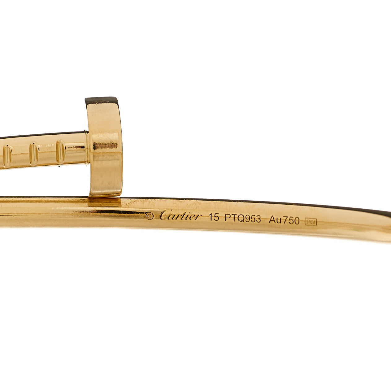 18K Yellow Gold Small Juste Un Clou Bracelet 15