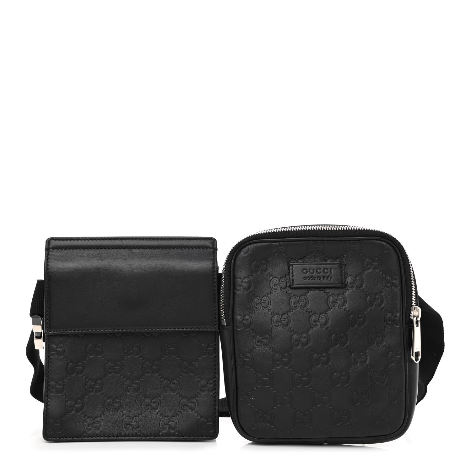 Gucci Guccissima Belt Bag Black 1 of 11