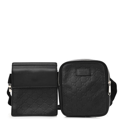 Gucci Guccissima Belt Bag Black 1 of 11