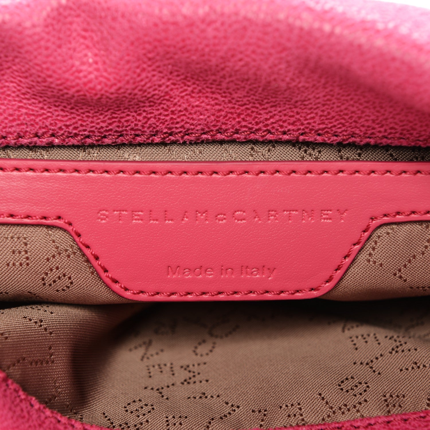 Stella McCartney Shaggy Deer Mini Falabella Tote Hot Pink 6 of 7
