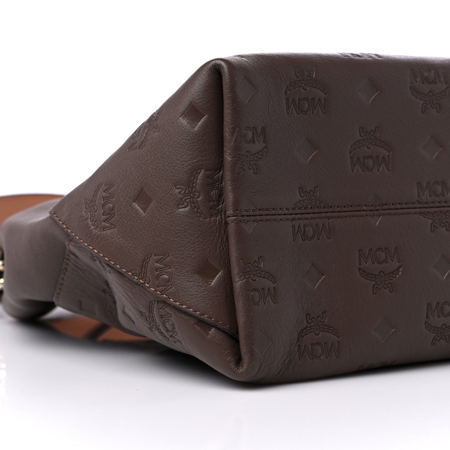 Calfskin Ottomar Monogram Medium Klara Hobo Chestnut