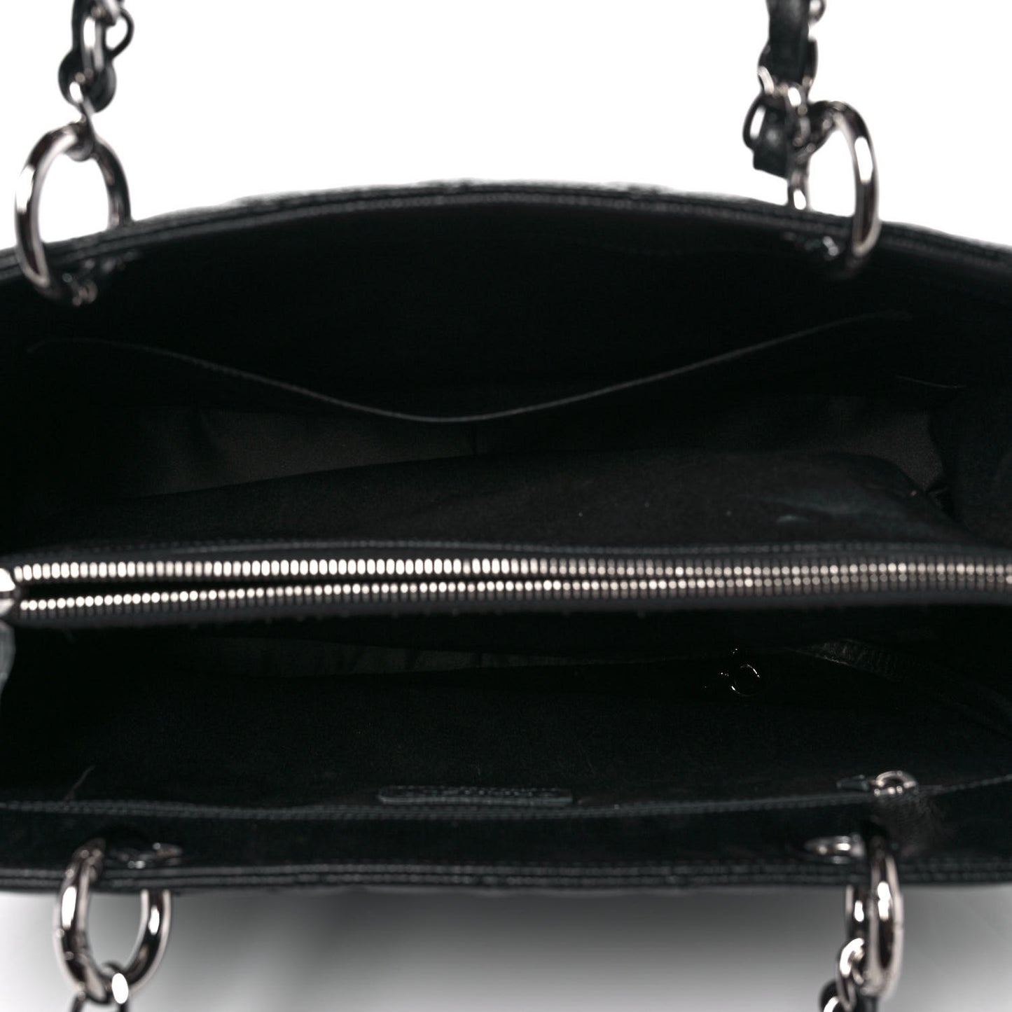 Caviar Quilted Grand Shopping Tote GST Black