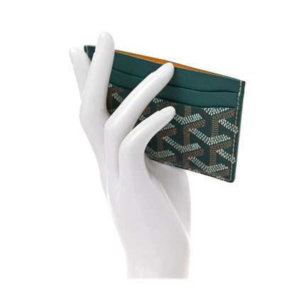Goyard Goyardine Saint Sulpice Card Holder Green 2 of 6