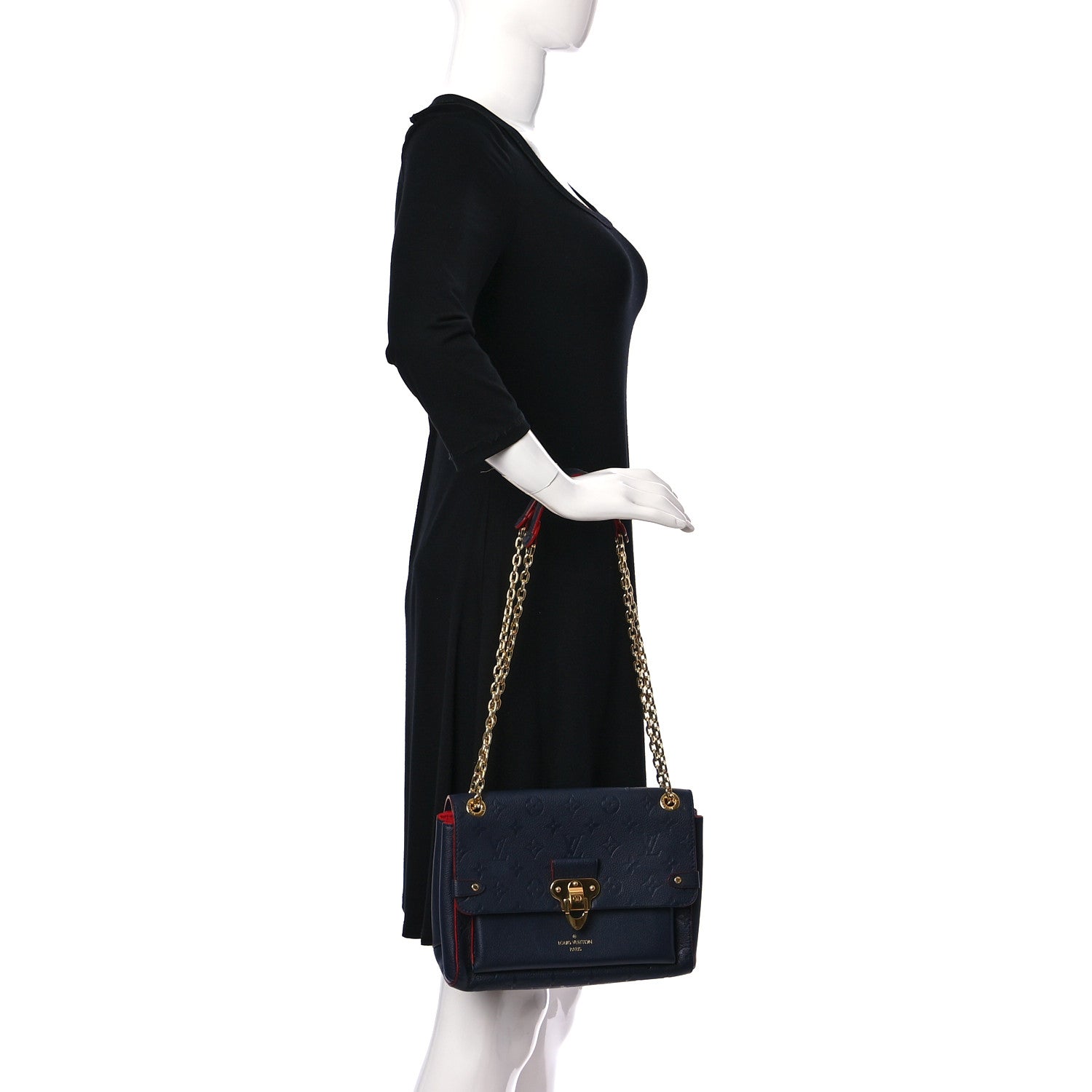 Louis Vuitton Empreinte Vavin MM Marine Rouge 2 of 10