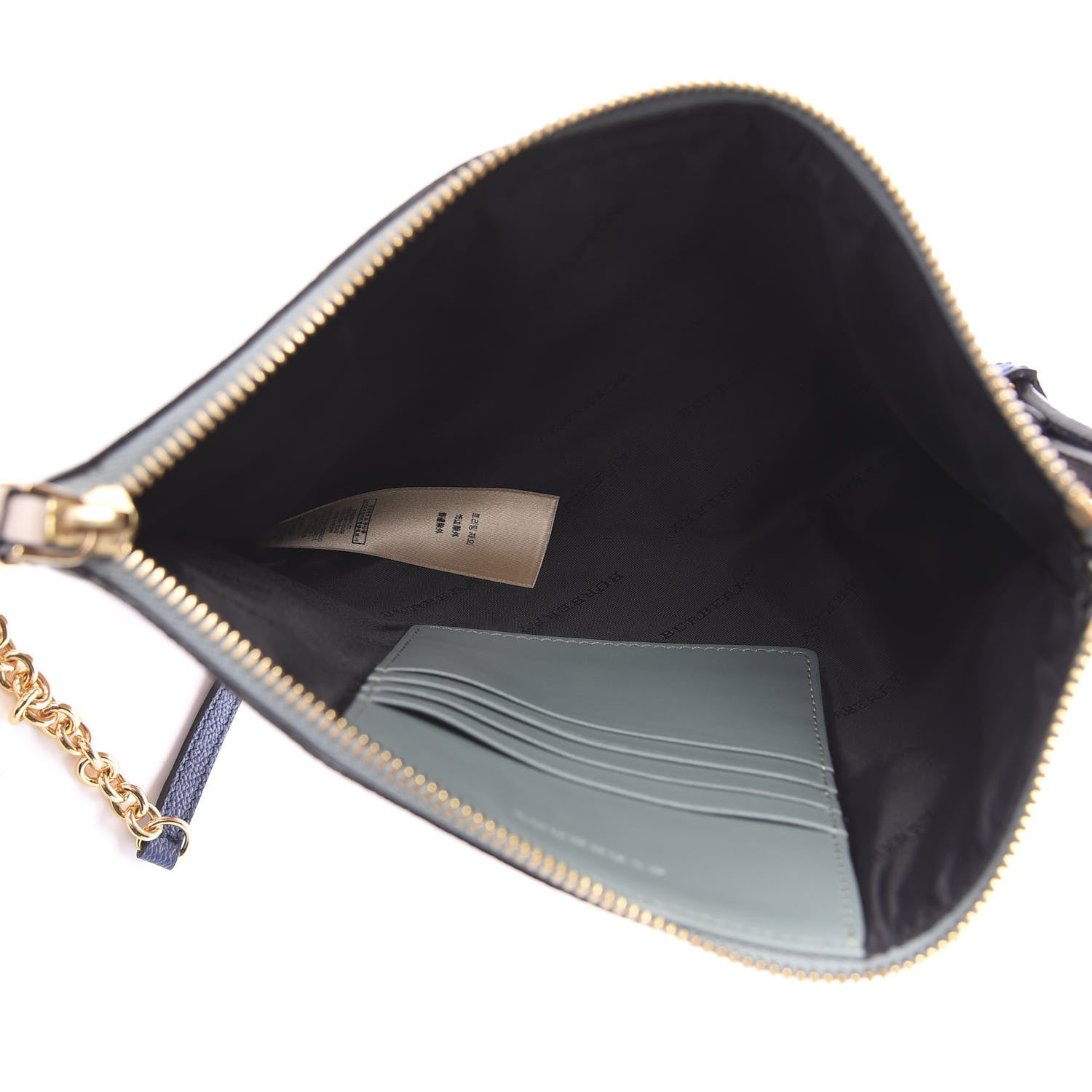 Burberry Haymarket Check Derby Peyton Crossbody Clutch Bag Eucalyptus Green 5 of 9