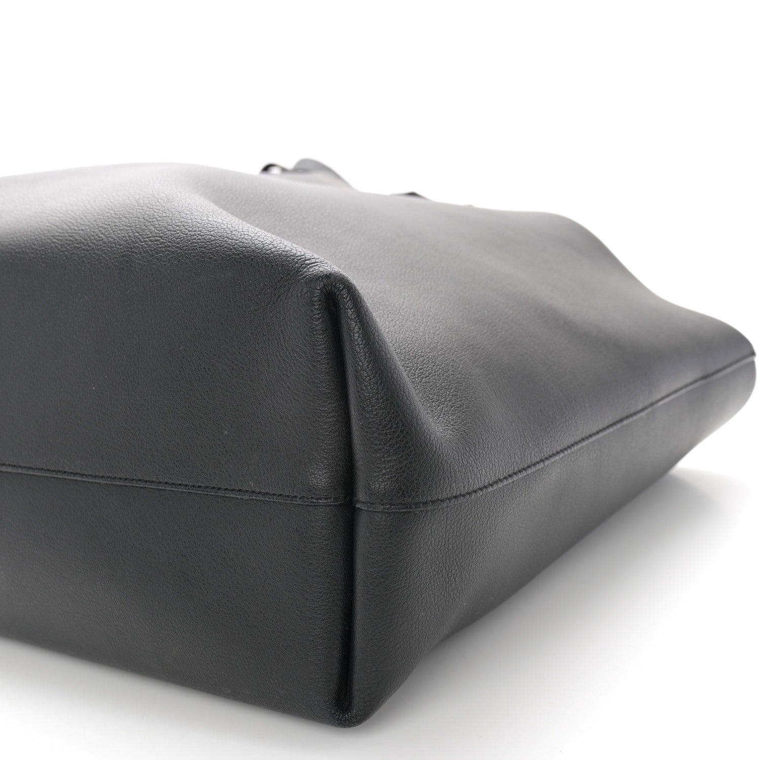 Saint Laurent Calfskin Large Shopping Tote Black 11 of 13