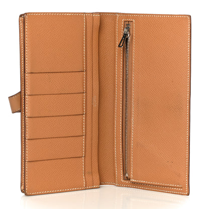 Hermes Epsom Bearn Gusset Wallet Gold 5 of 27