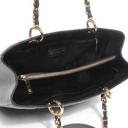 Chanel Caviar Grand Shopping Tote GST Black 5 of 8