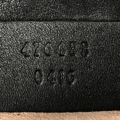 Gucci Calfskin Matelasse Super Mini GG Marmont Shoulder Bag Black 7 of 10