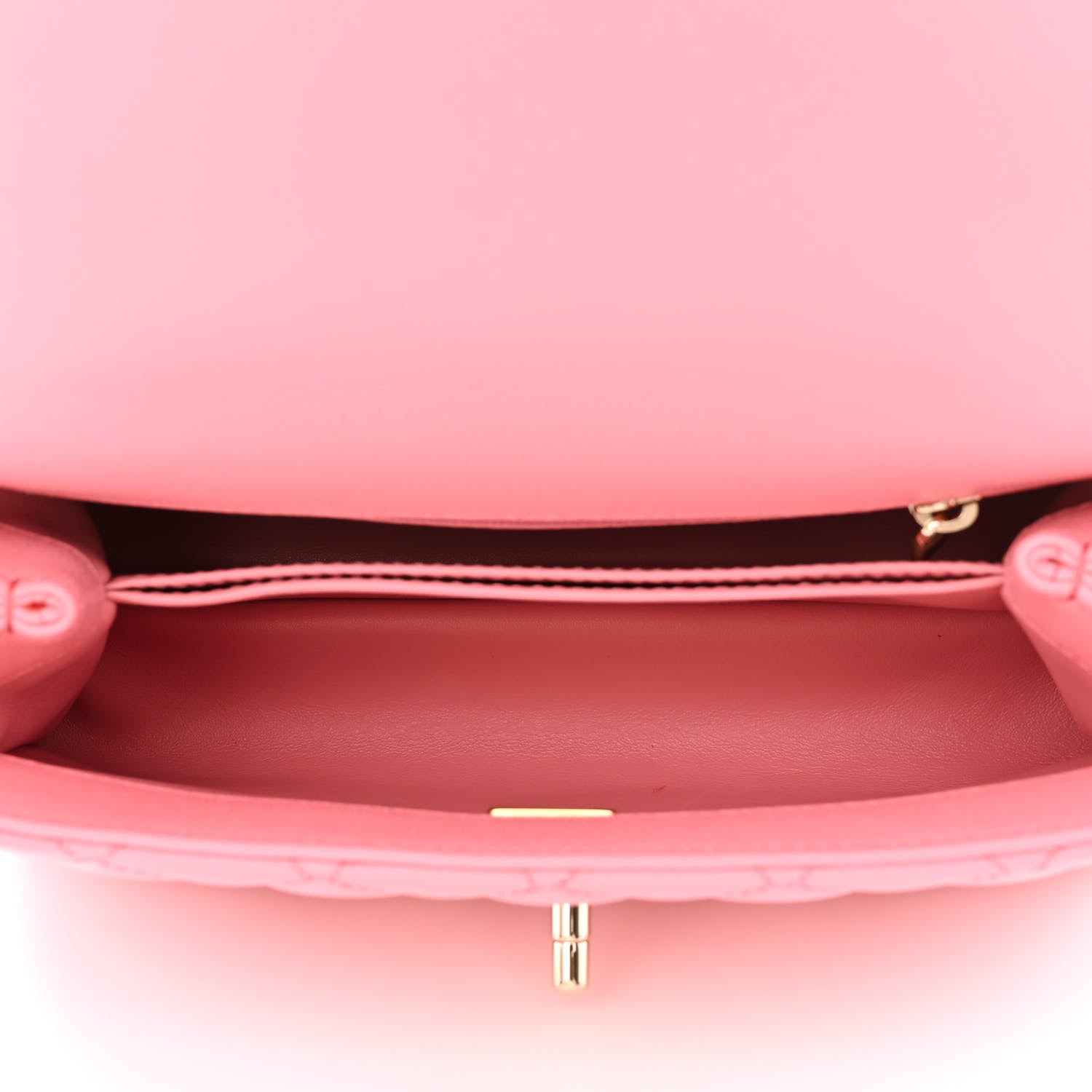 Chanel Caviar Quilted Mini Coco Chain Handle Flap Pink 5 of 11