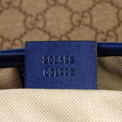 Gucci GG Plus Monogram Medium USA Flag Unicef Tote Blue 7 of 8