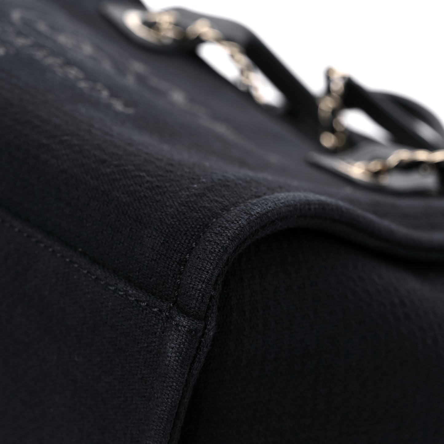 Mixed Fibers Small Deauville Tote Black