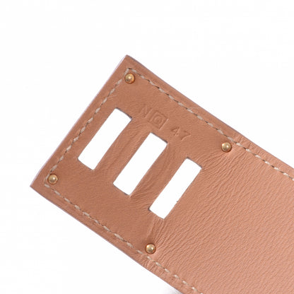 Hermes Swift Leather Kelly Dog Bracelet Fauve 7 of 8