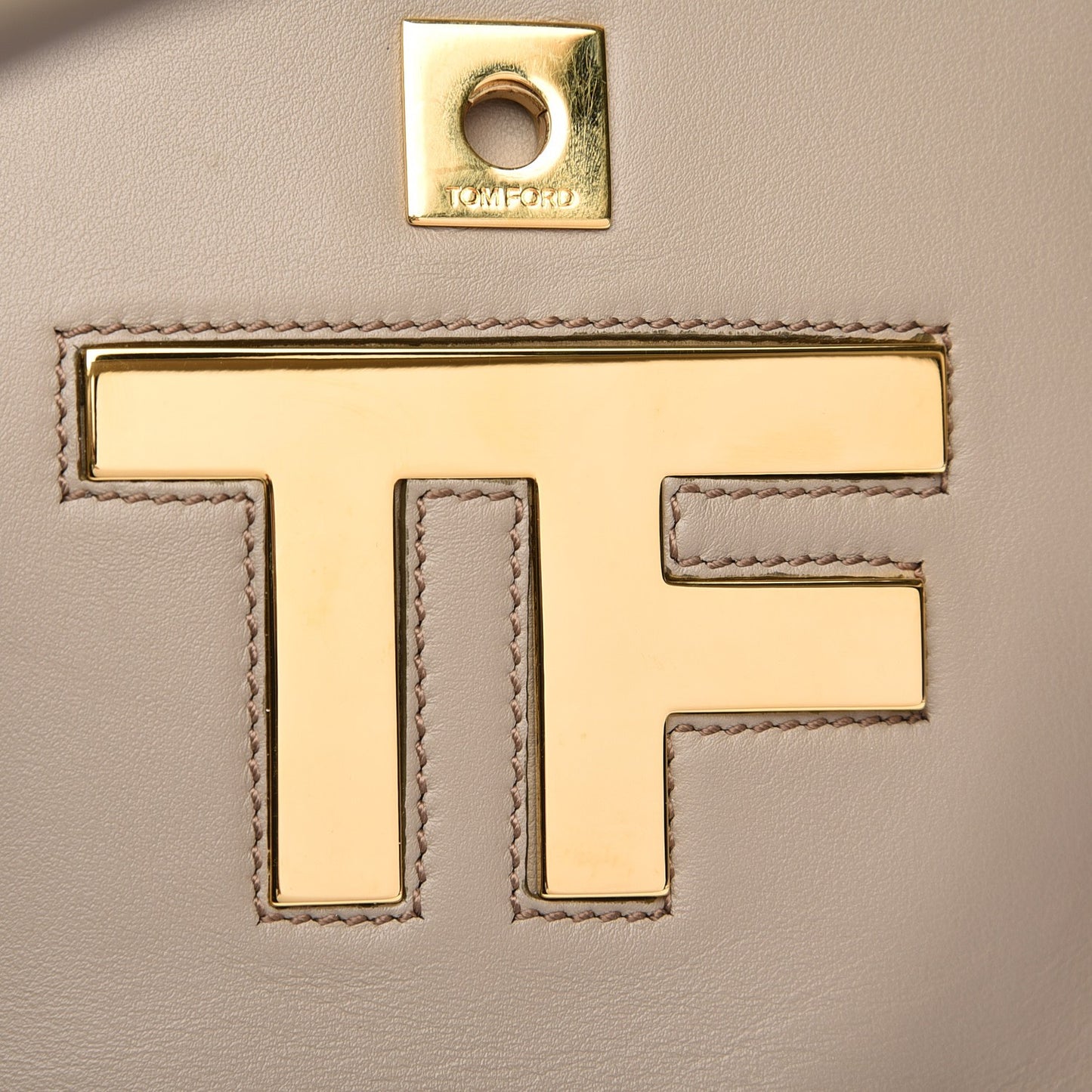 Smooth Calfskin Large Icon Bag Warm Taupe