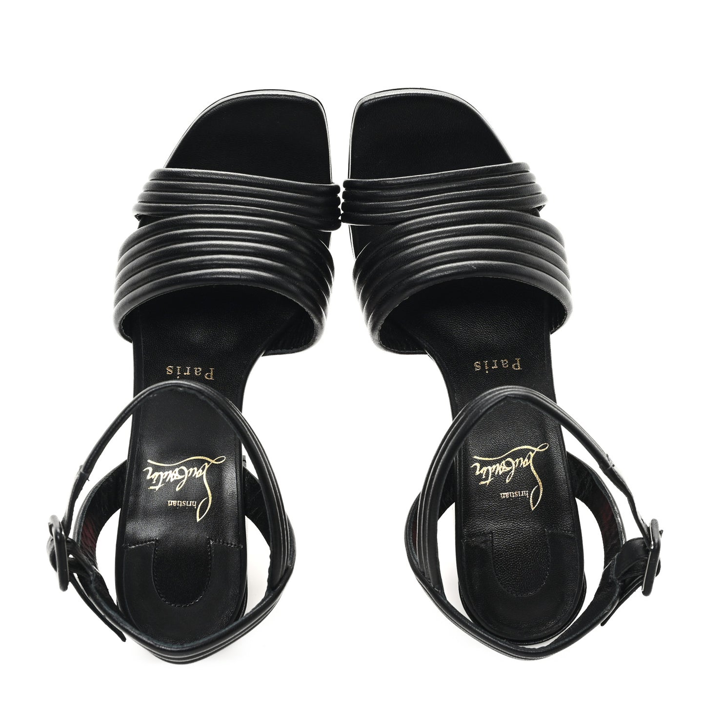 Nappa Manola 85 Sandals 37.5 Black