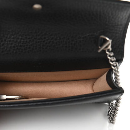 Gucci Calfskin Super Mini Dionysus Shoulder Bag Black 5 of 9
