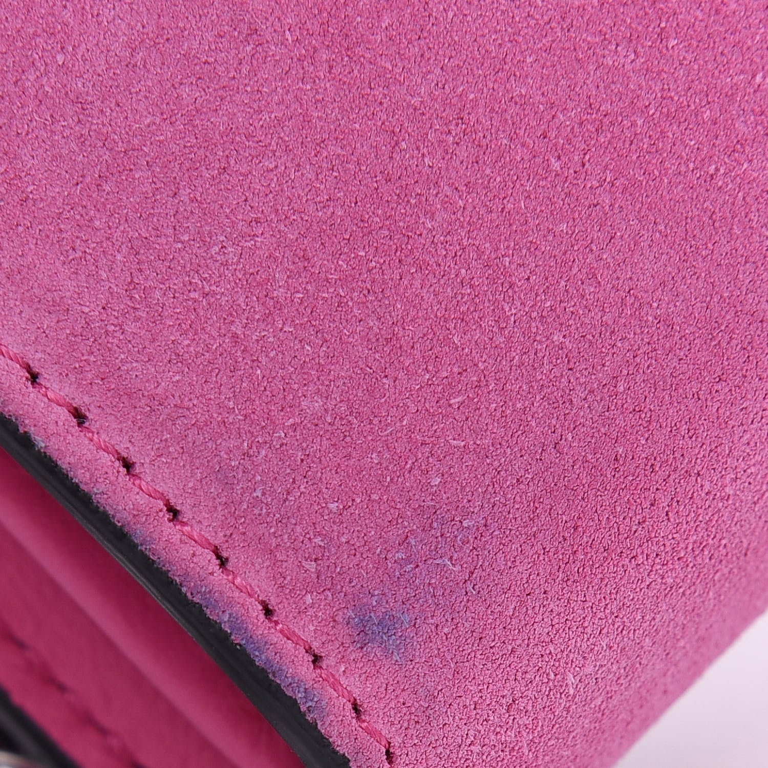 Gucci Suede Mini Dionysus Chain Wallet Pink Tropical Flower 10 of 11