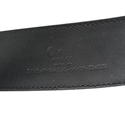 Gucci Soft Microguccissima Margaux Calfskin Belt 90 36 Black 3 of 5