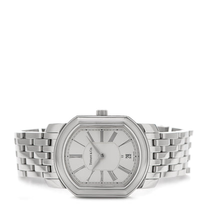 Tiffany Stainless Steel 32mm Mark Coupe Resonator Quartz Watch 2 of 4