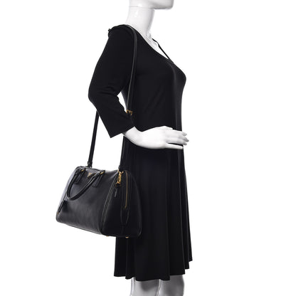 Prada Saffiano Lux Bowler Black 2 of 13