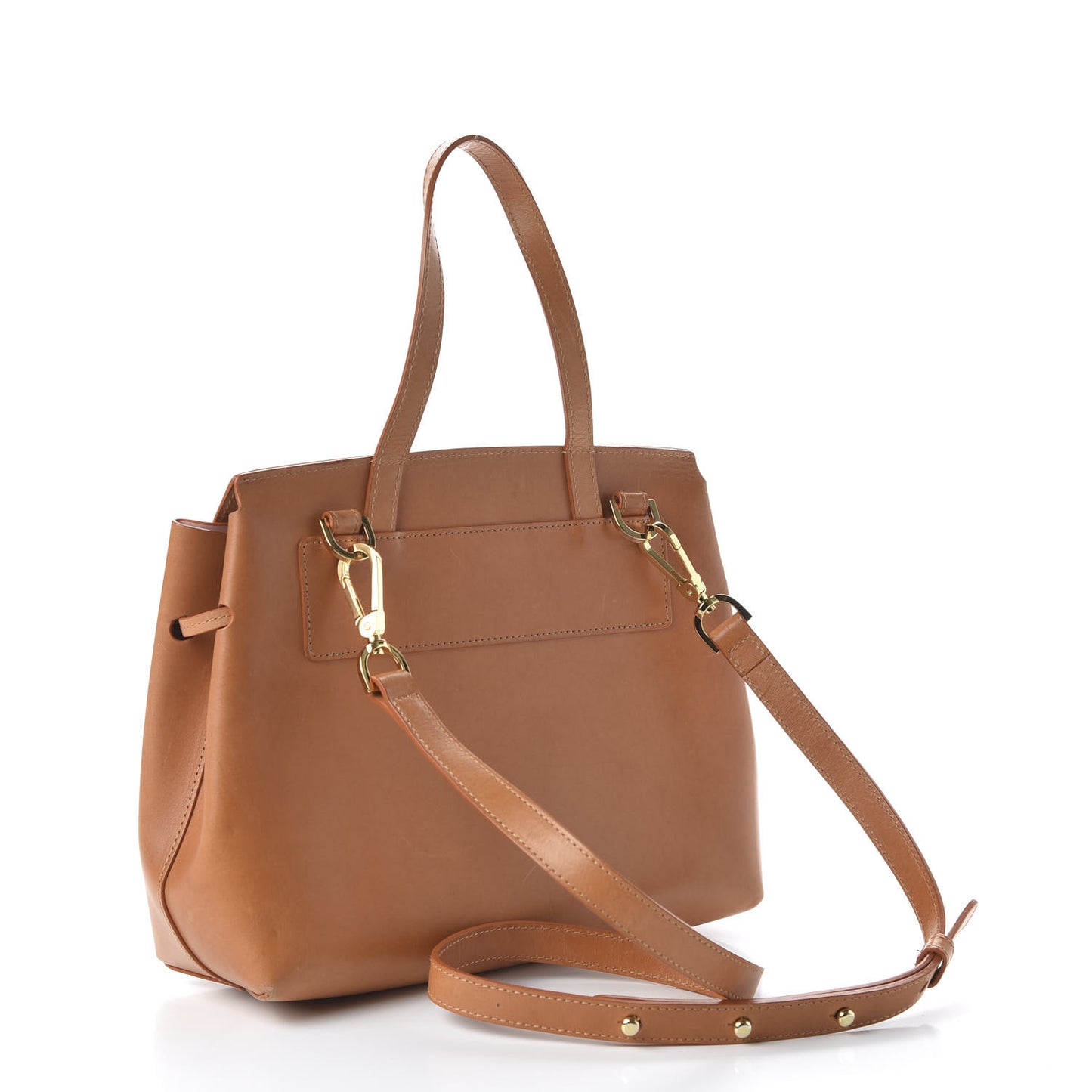 Calfskin Mini Lady Bag Cammello Rosa