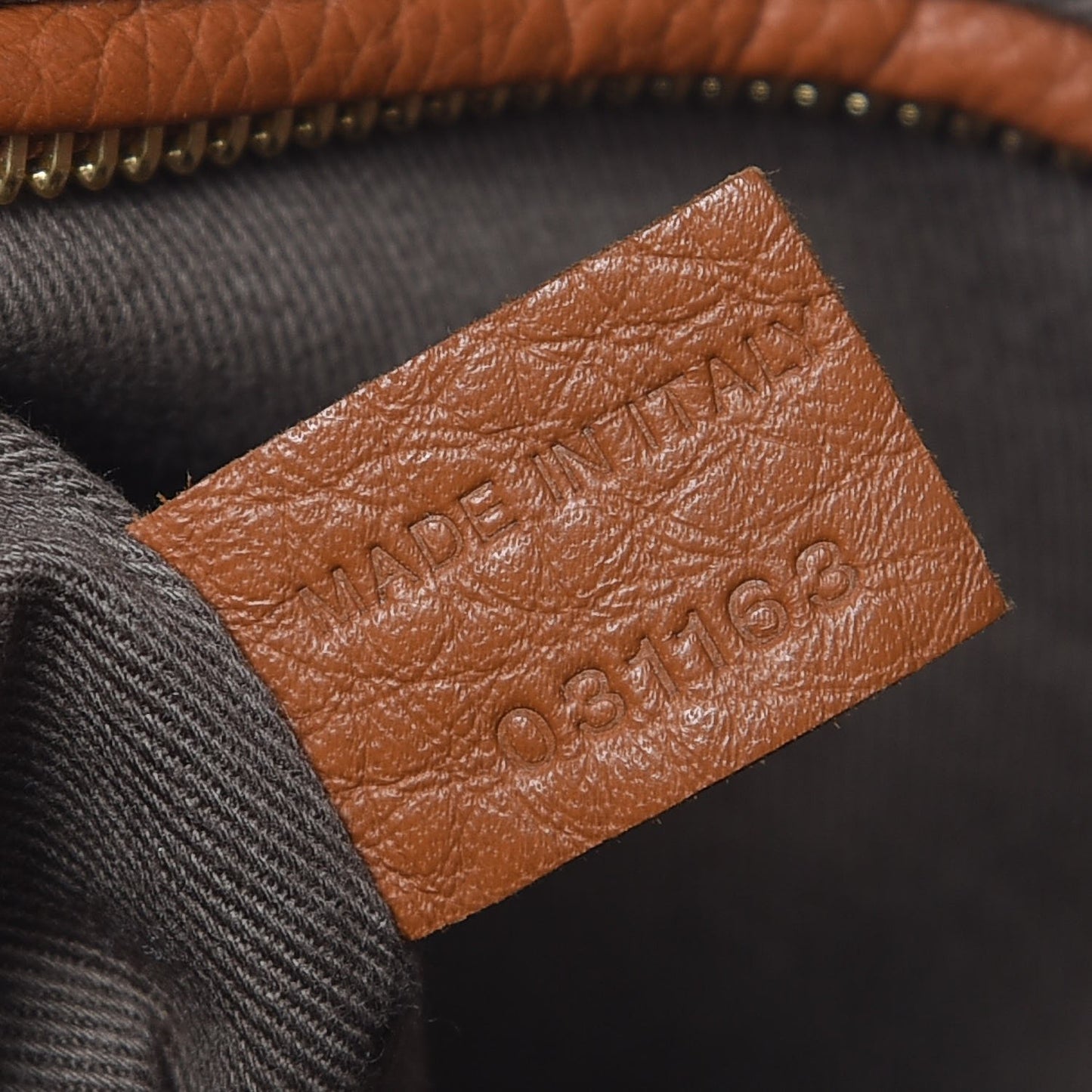 Calfskin Large Marcie Satchel Tan
