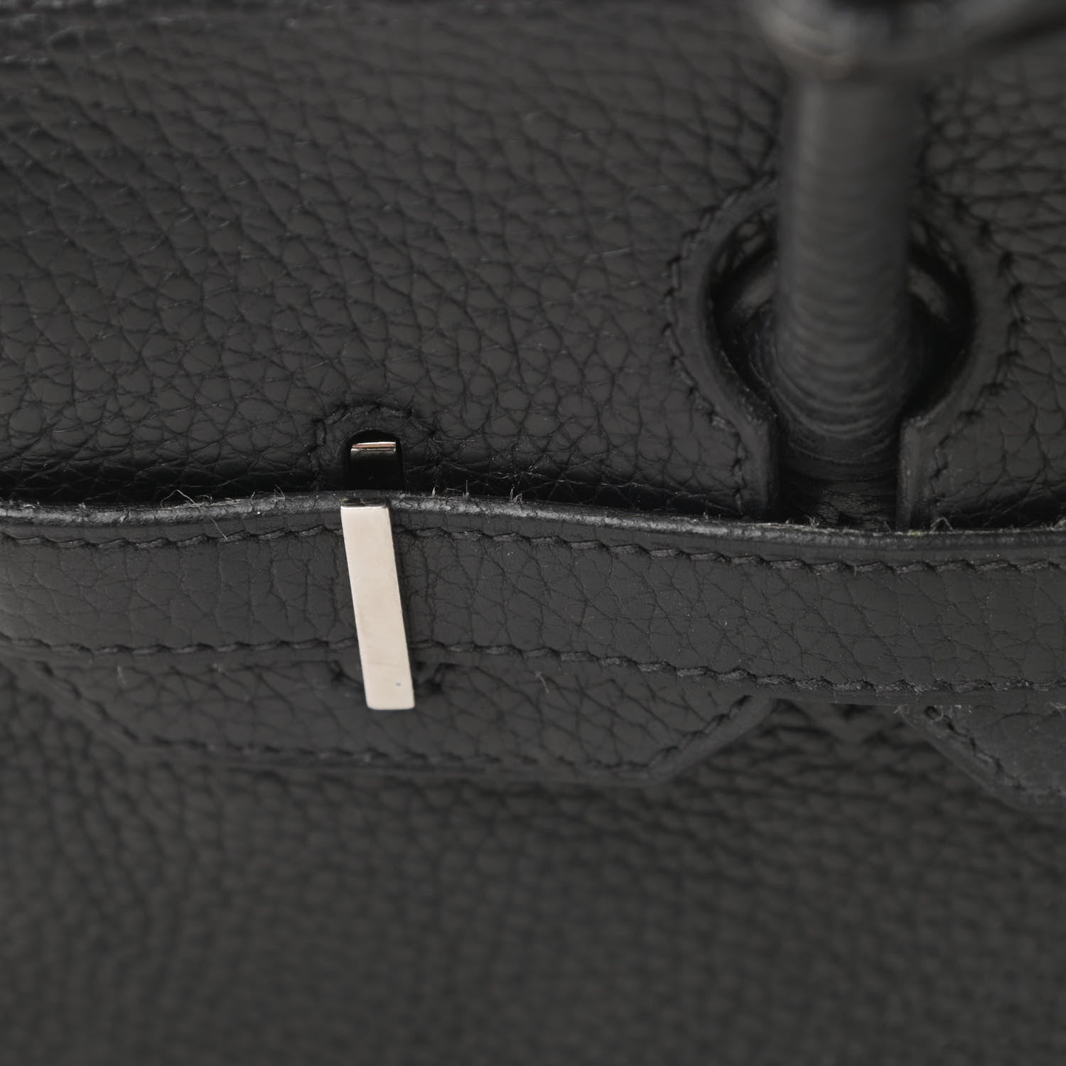 Hermes Taurillon Clemence Birkin 30 Black 13 of 15