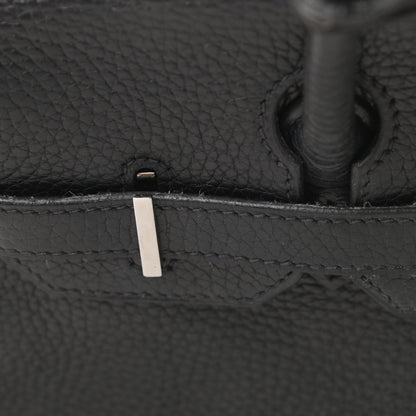 Hermes Taurillon Clemence Birkin 30 Black 13 of 15