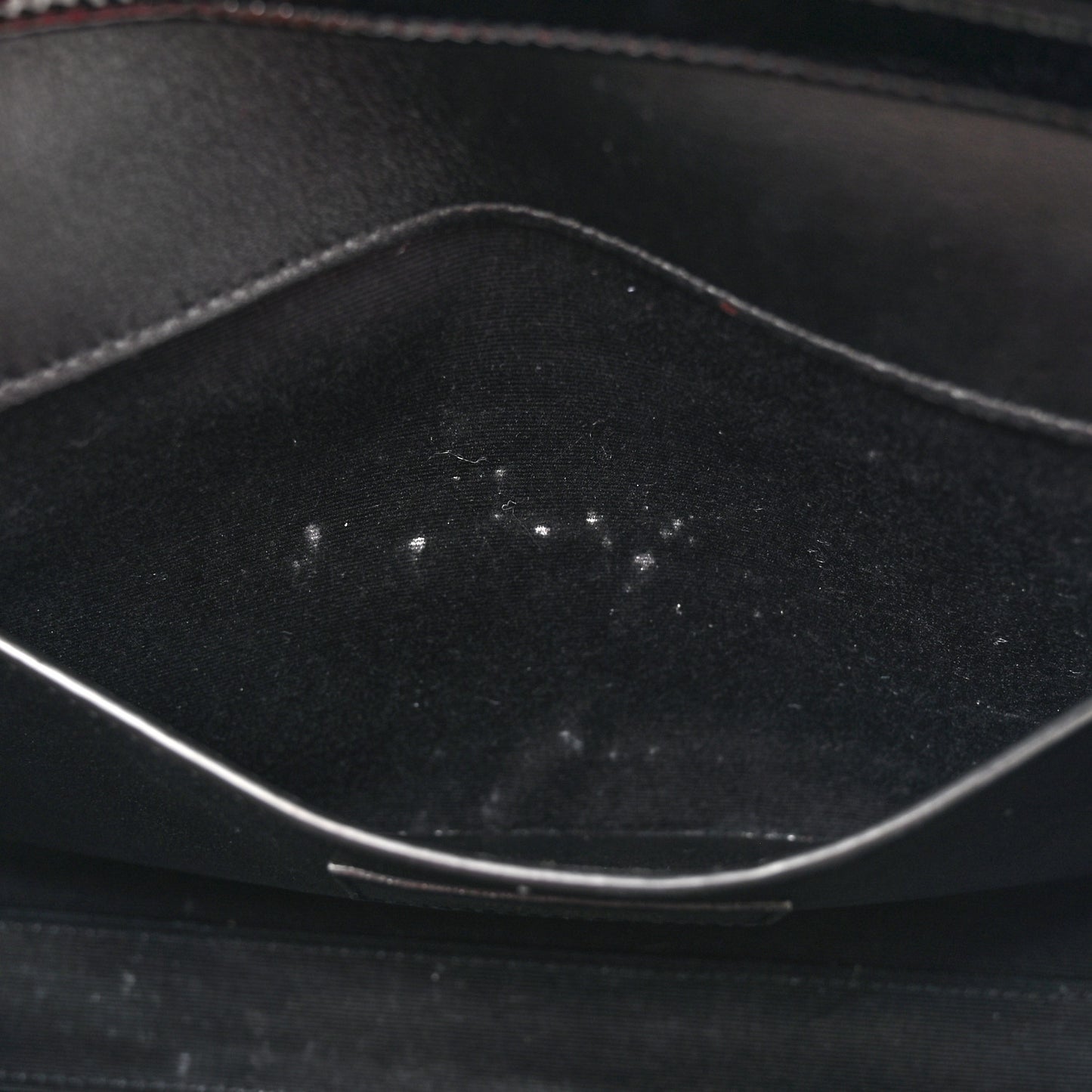 Patent Small Manhattan Shoulder Bag Black