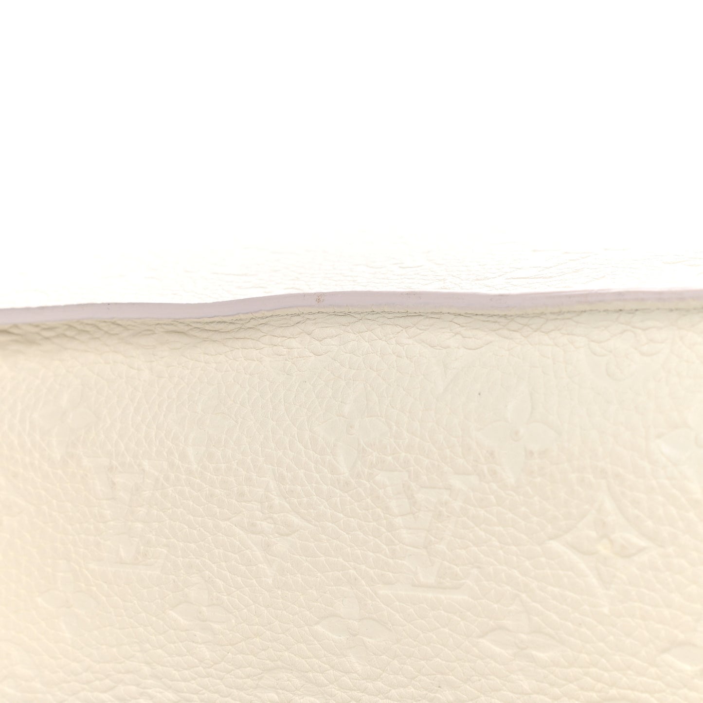 Taurillon Monogram Sac Plat Powder White
