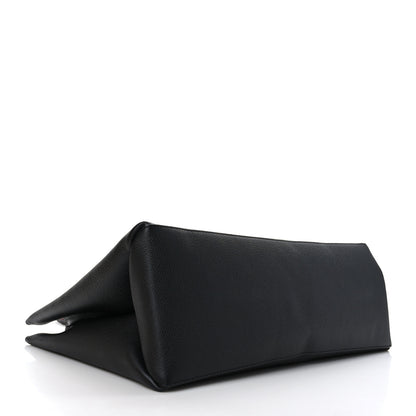 Louis Vuitton Grained Calfskin Lockme Shopper Black 4 of 9
