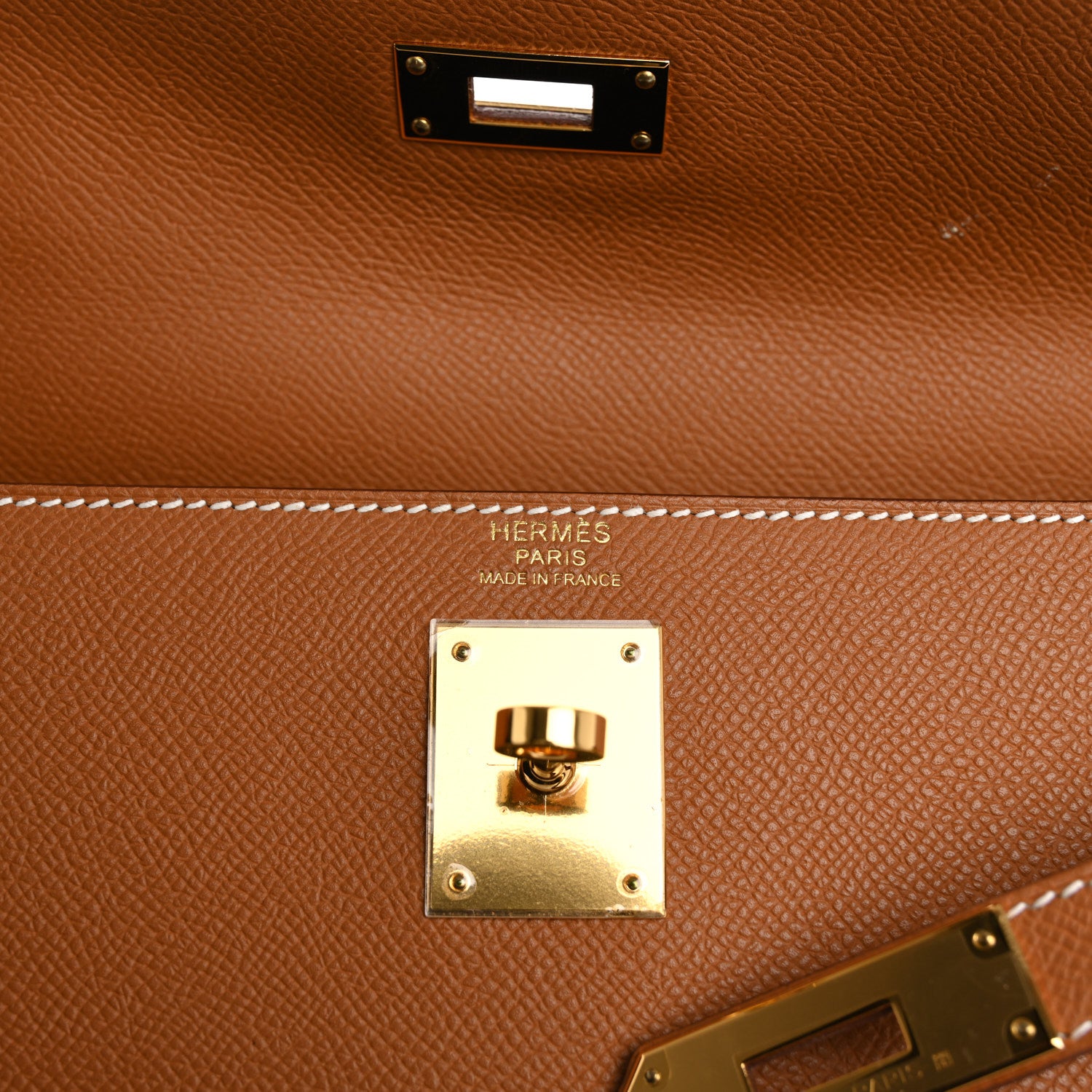 Hermes Epsom Kelly Sellier 32 Gold 6 of 11