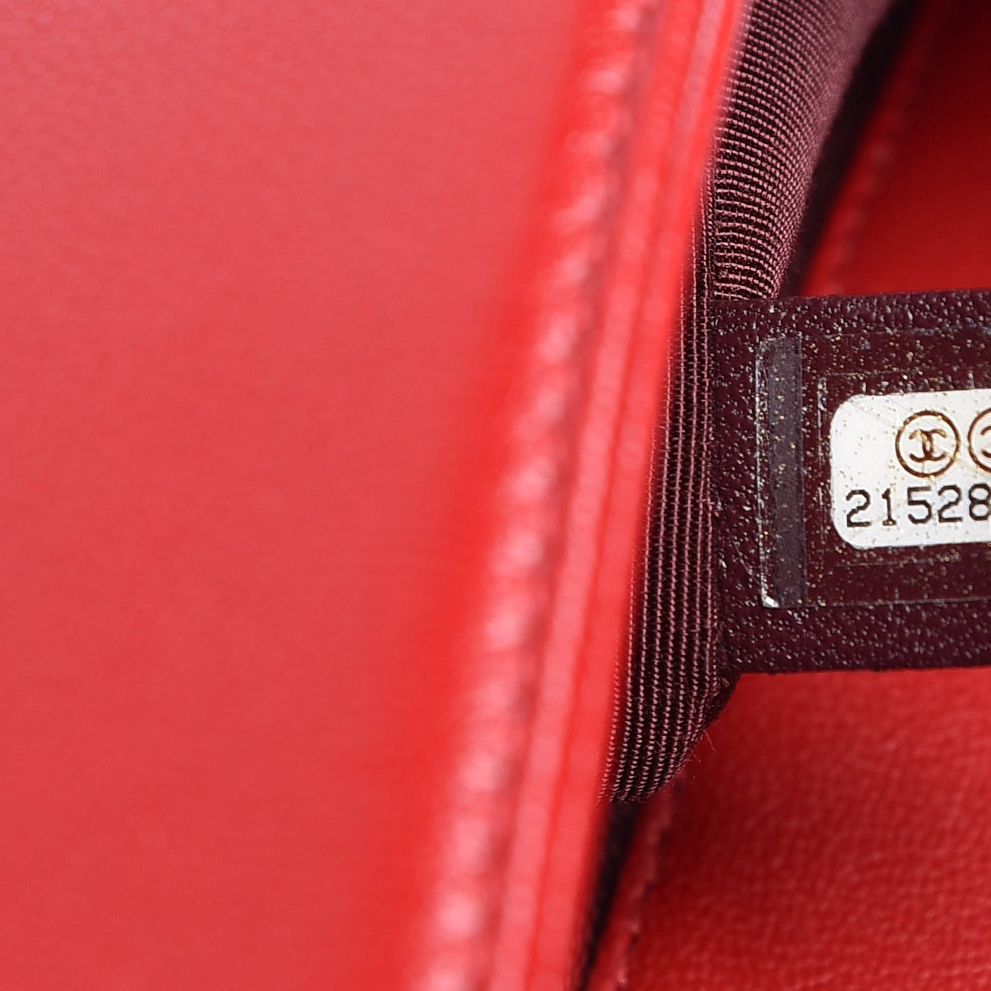 Sheepskin Quilted Vintage Mademoiselle Flap Red