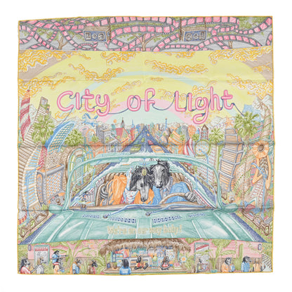 Hermes Silk City Of Light Scarf 90 1 of 3