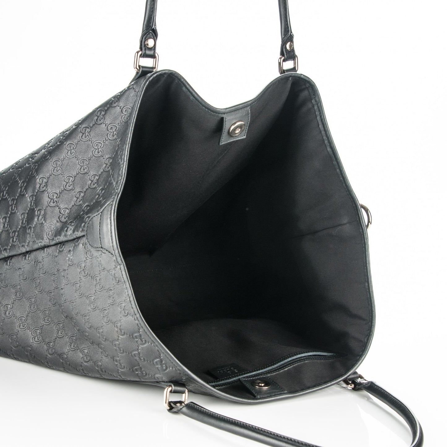 Guccissima Large Joy Tote Black