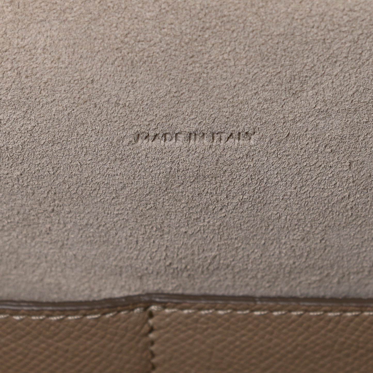 Grained Calfskin Mini Belt Bag Light Taupe