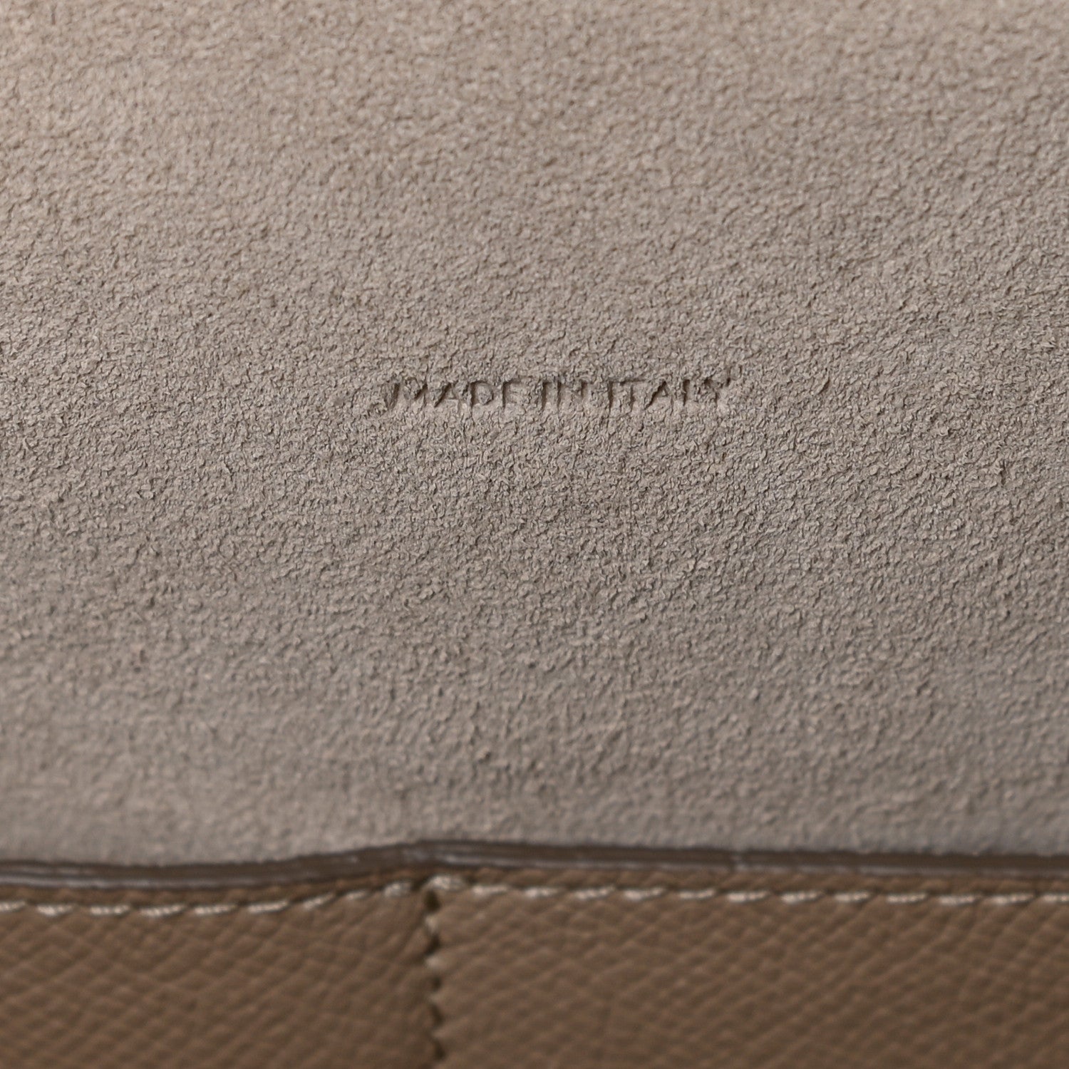 Celine Grained Calfskin Mini Belt Bag Light Taupe 9 of 10