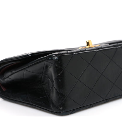 Chanel Lambskin Quilted Small Double Flap Black 10 of 11