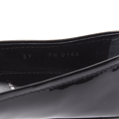 Louis Vuitton Patent Calfskin Oxford Ballerina Flats 39 Black 8 of 8