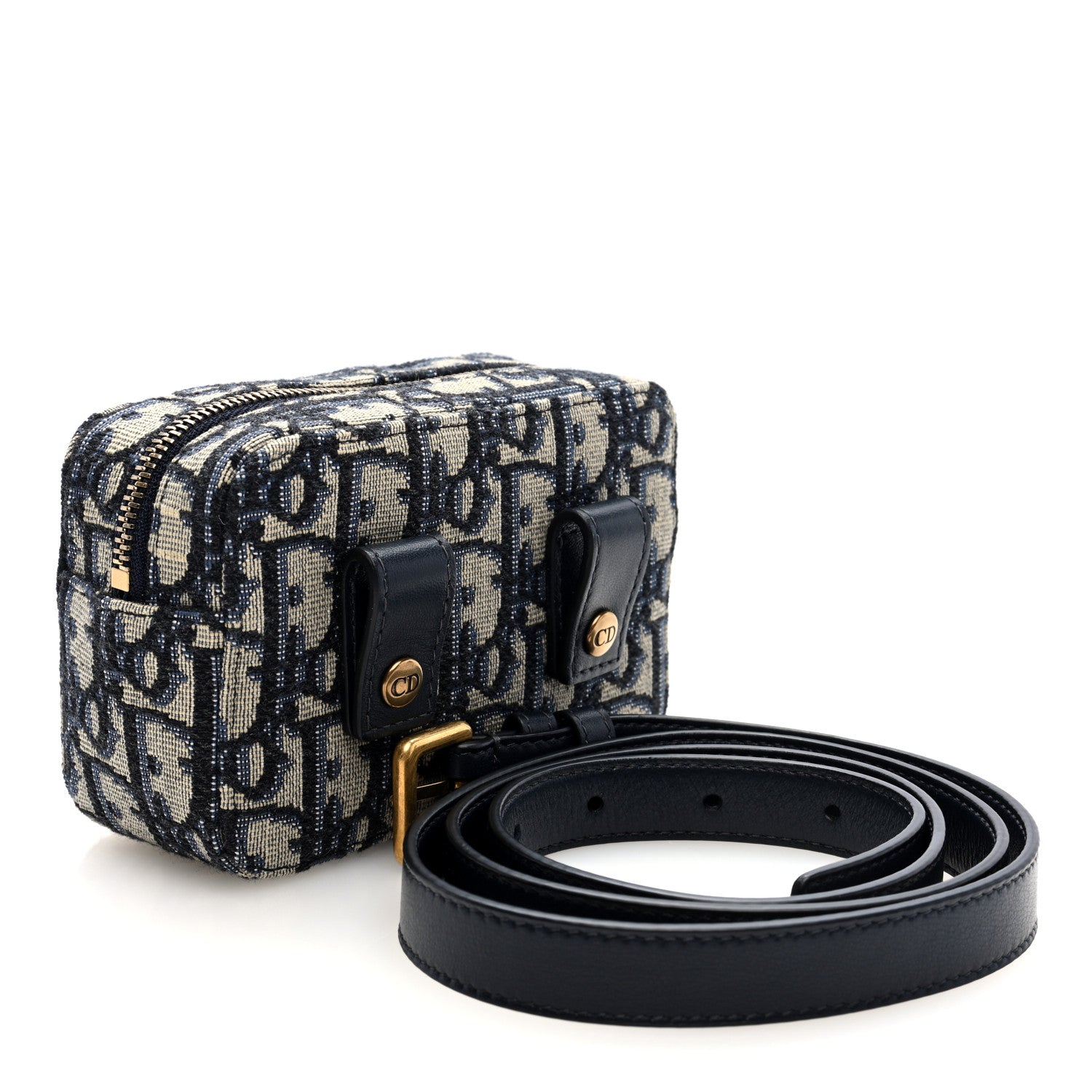 Christian Dior Oblique Belt Pouch Blue 2 of 8