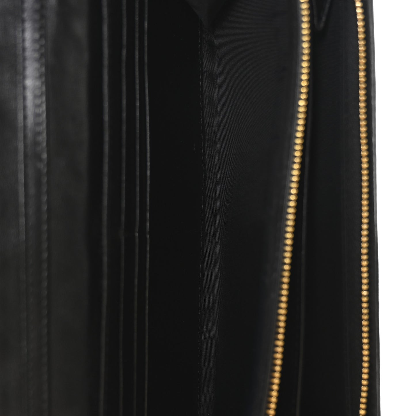 Lambskin Cannage Rendez-vous Chain Wallet Black