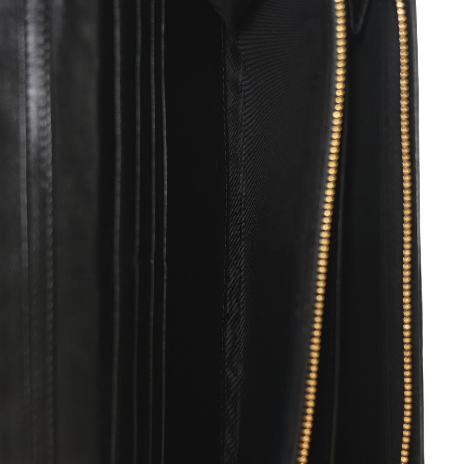 Christian Dior Lambskin Cannage Rendez-vous Chain Wallet Black 5 of 10