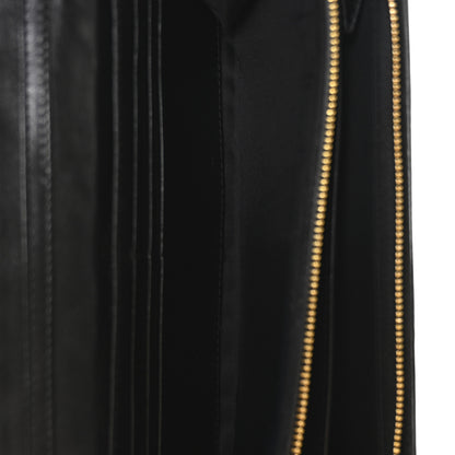 Christian Dior Lambskin Cannage Rendez-vous Chain Wallet Black 5 of 10