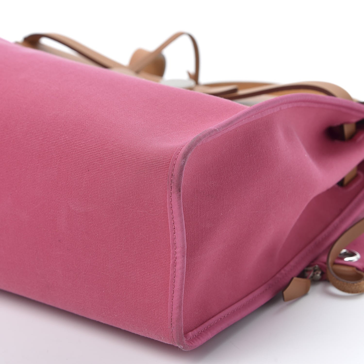 Hermes Vache Hunter Toile Herbag Zip 31 PM Rose Lipstick 7 of 11
