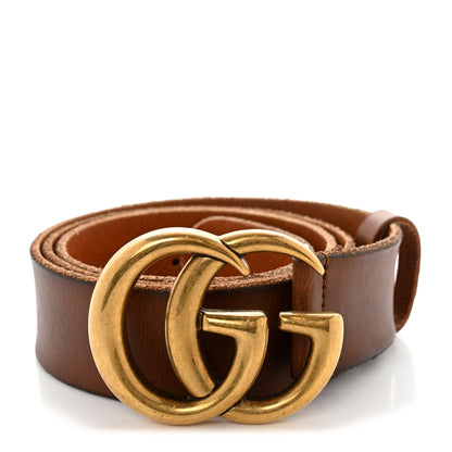 Gucci Faded Calfskin Double G 40mm Belt 90 36 Cuir 1 of 7