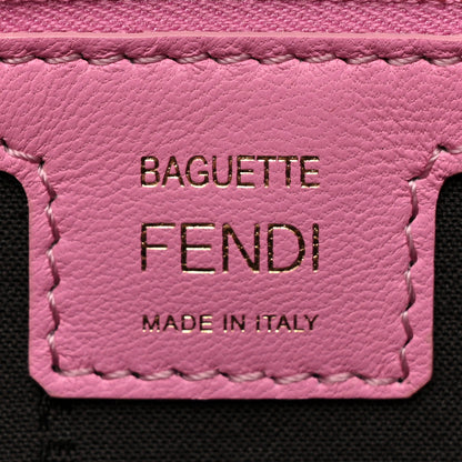 Fendi Nappa FF 1974 Embossed Baguette Lollypop 7 of 9