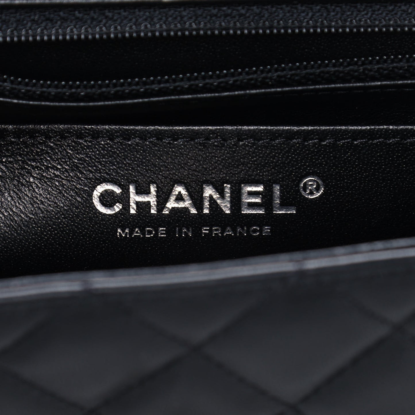 Lambskin Quilted Mini Rectangular Flap So Black