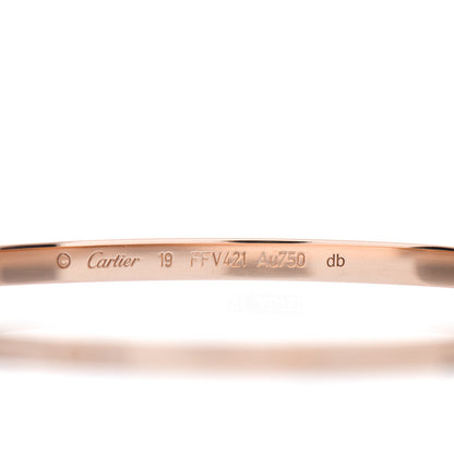 Cartier 18K Pink Gold Small LOVE Bracelet 19 4 of 5