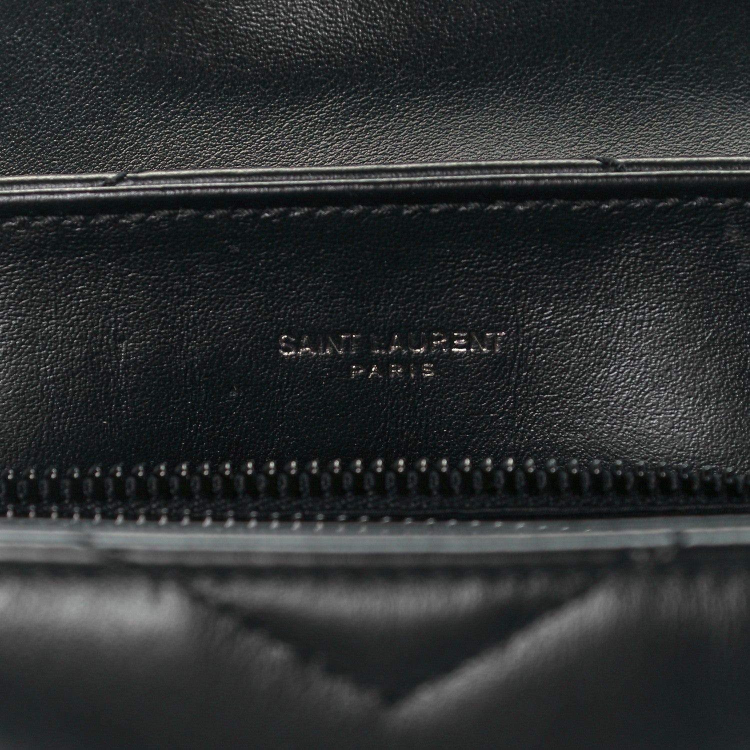 Saint Laurent Calfskin Y Quilted Monogram Small Loulou Chain Satchel Black 8 of 12