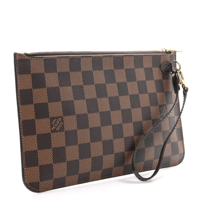 Louis Vuitton Damier Ebene Neverfull MM GM Pochette 3 of 8